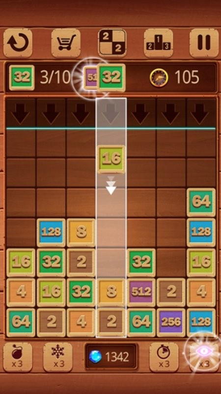 2048俄罗斯方块版游戏