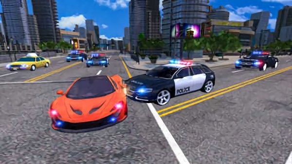 公路抓捕警察模拟游戏