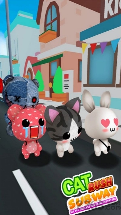 卡通猫无尽酷跑游戏