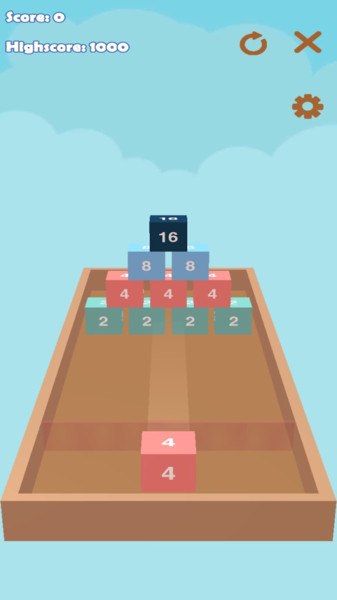 2048爆炸方块游戏