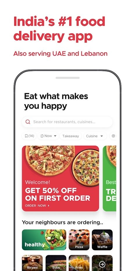zomato外卖软件