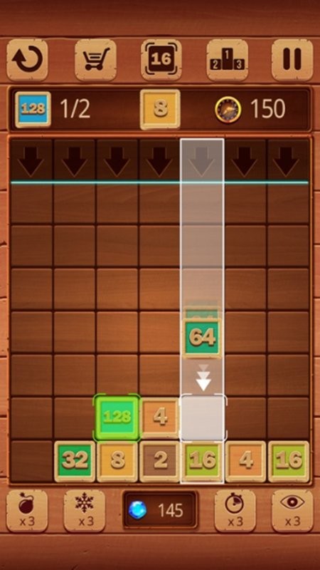 2048俄罗斯方块版游戏