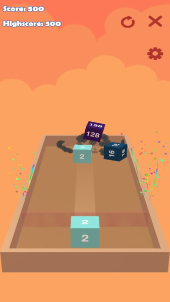 2048爆炸方块游戏