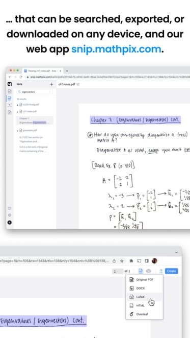 mathpix snip app