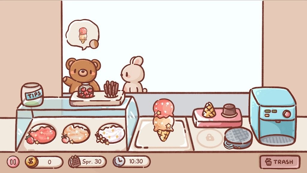 狗狗冰淇淋餐车游戏