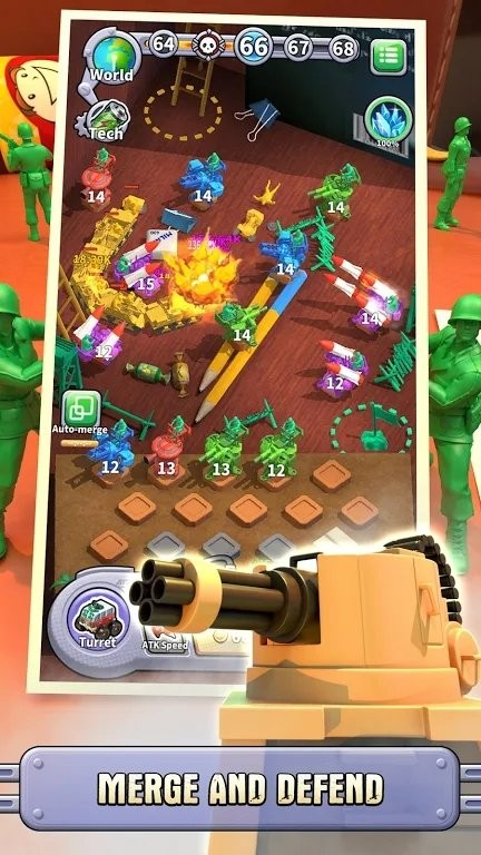 军人防御army men defense