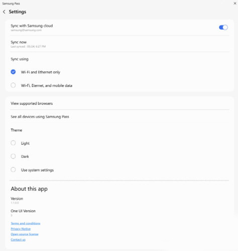Samsung Pass2
