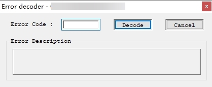 Error Decoder图片
