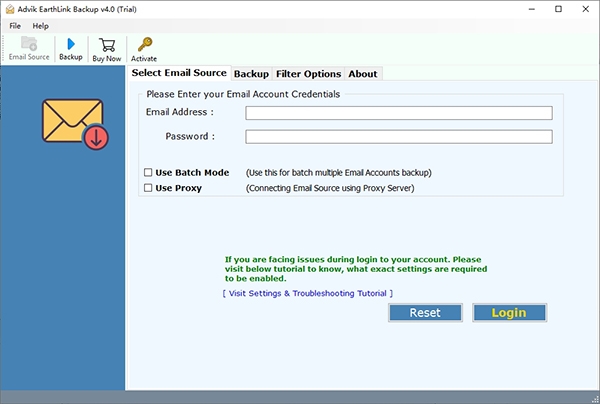 Advik Earthlink Backup图片1