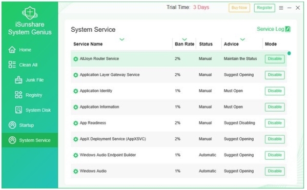 iSunshare System Genius图片2