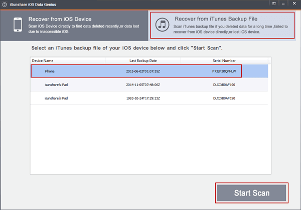 iSunshare iOS Data Genius图片12
