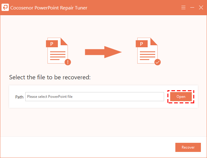 Cocosenor PowerPoint Repair Tuner截图2