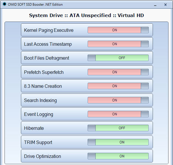 OMTD SOFT SSD Booster .NET截图