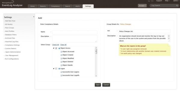 EventLog Analyzer日志2