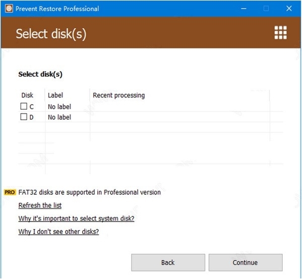 Prevent Restore Professional图片