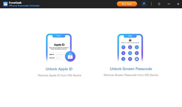 FoneGeek iPhone Passcode Unlocker截图