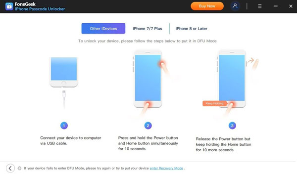 FoneGeek iPhone Passcode Unlocker截图