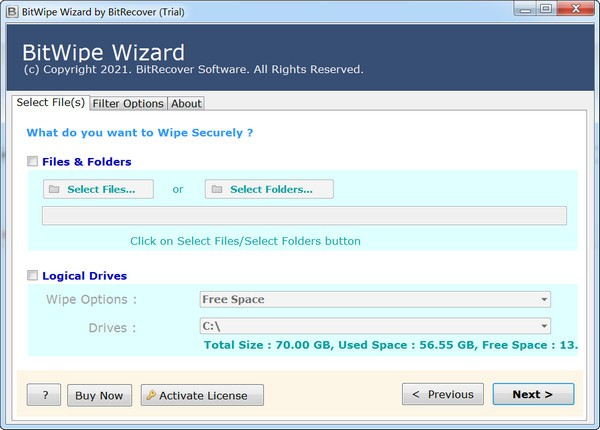 BitWipe Wizard截图2