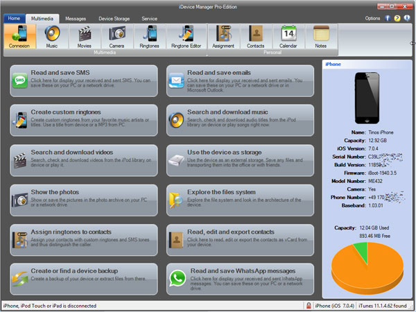 iDevice Manager Pro Edition截图