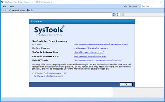 SysTools Pen Drive Recovery图片
