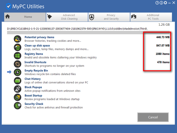 MyPC Utilities软件图片4