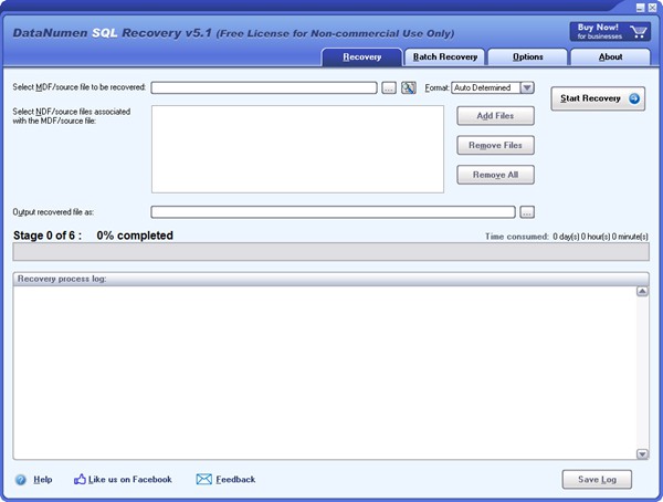 DataNumen SQL Recovery图