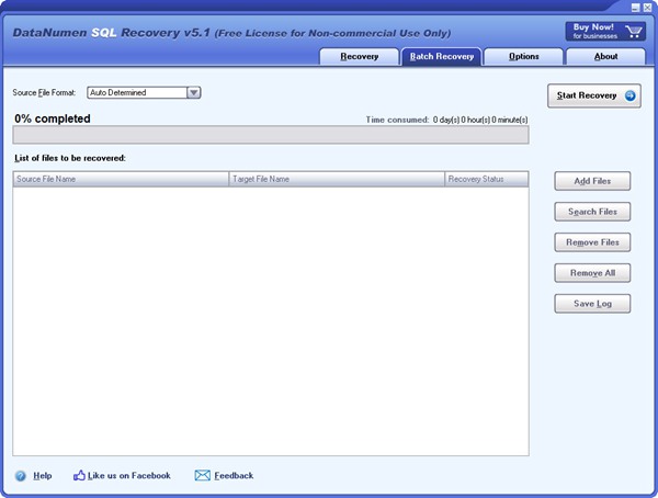 DataNumen SQL Recovery图