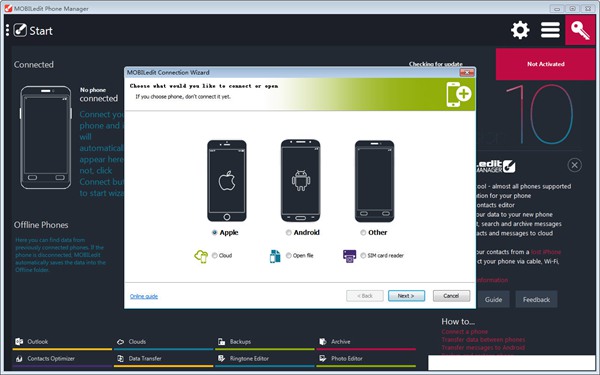 MOBILedit Phone Manager图