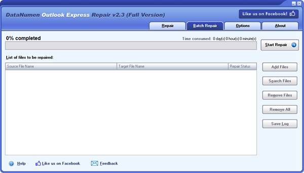 DataNumen Outlook Express Repair完整破解版图