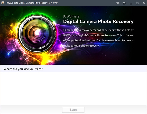 IUWEshare Digital Camera Photo Recovery图片