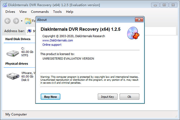 DiskInternals DVR Recovery图