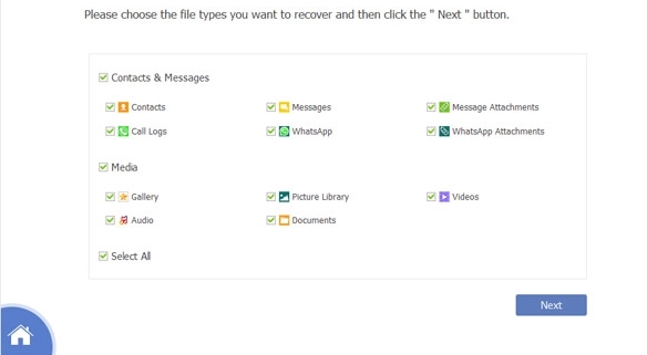 AnyMP4 Android Data Recovery图片3