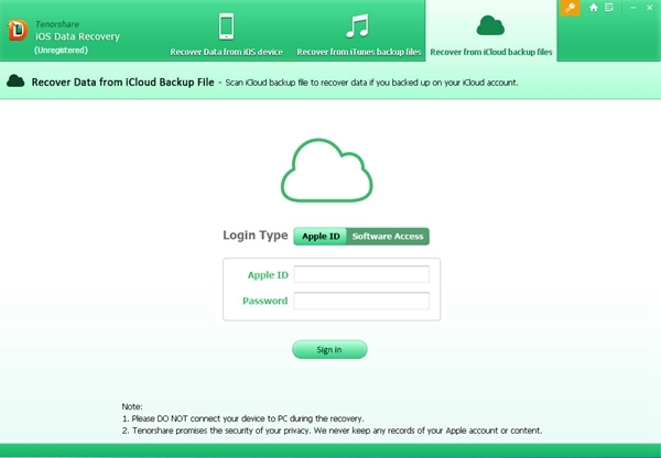 Tenorshare iOS Data Recovery软件图片3