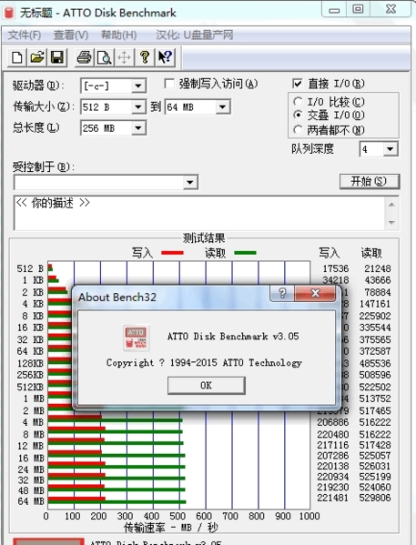 ATTO Disk Benchmark软件图片2