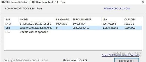 HDD Raw Copy Tool使用教程图片1