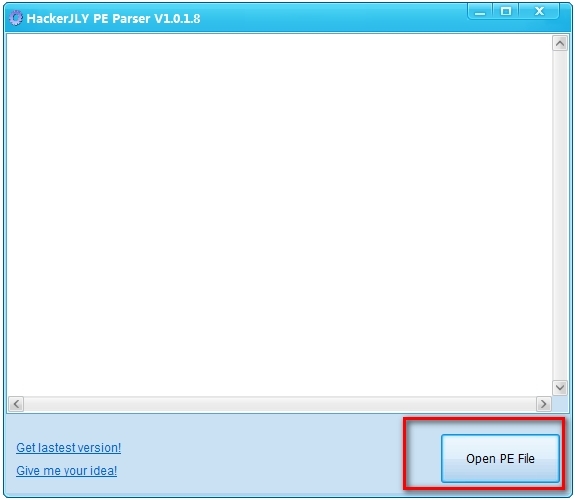 HackerJLY PE Parser软件图片2