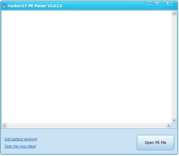 HackerJLY PE Parser软件图片