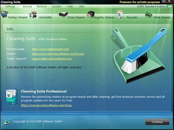 Cleaning Suite软件图片2