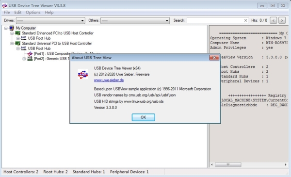 USB Device Tree Viewer软件图片2