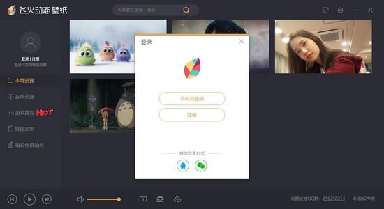 飞火动态壁纸图片