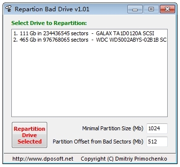 Repartion Bad Drive图片