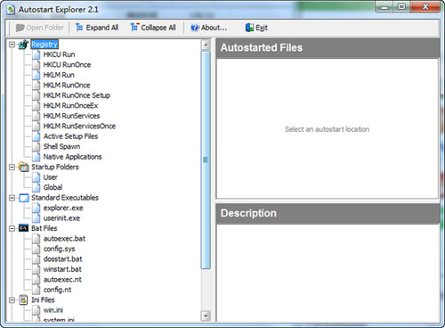 Autostart Explorer截图