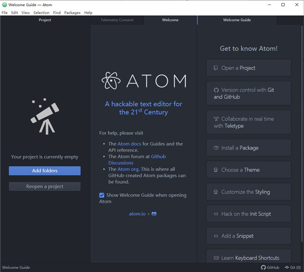 Atom编辑器图片1