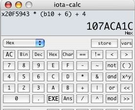 Iota Calc