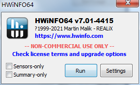 HWiNFO(64位) 7.23.4740 最新版