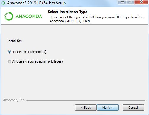Anaconda截图